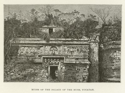 Ruinen des Palastes der Nonnen, Yucatan von American School