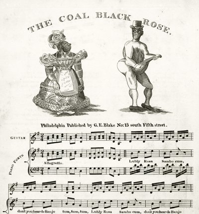 Notenblatt für The Coal Black Rose von American School