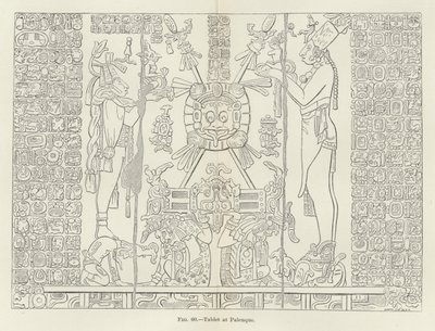 Tafel in Palenque von American School