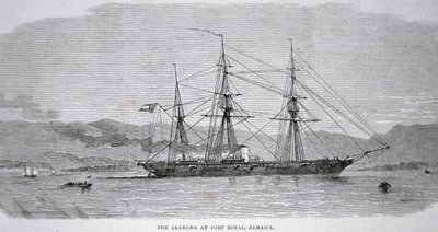 Die Alabama in Port Royal, Jamaika von American School