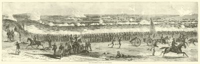 Die Niederlage der Konföderierten bei Winchester, September 1864 von American School