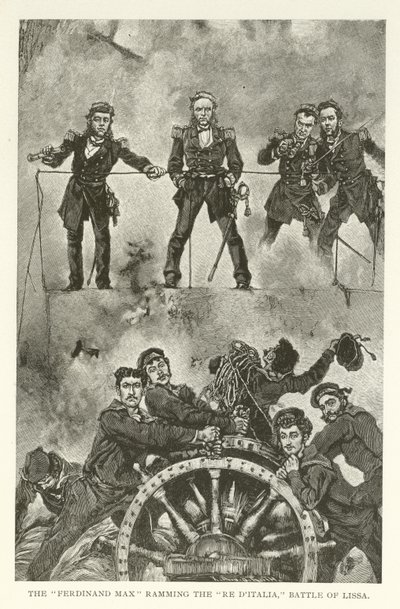 Die Ferdinand Max rammt die Re d