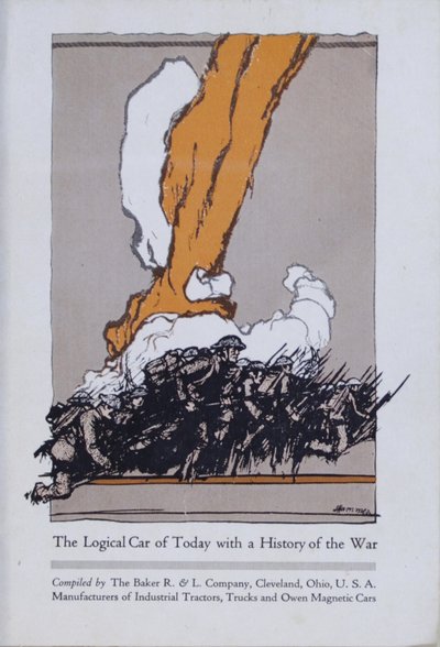 Das logische Auto von heute mit einer Geschichte des Krieges, 1919 von American School
