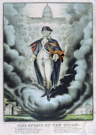 Der Geist der Union, veröffentlicht 1860 von American School
