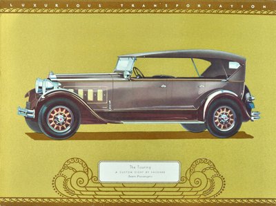 Der Touring, Ein Custom Eight von Packard, veröffentlicht 1930 von American School