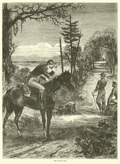 Die Kurierlinie, April 1863 von American School