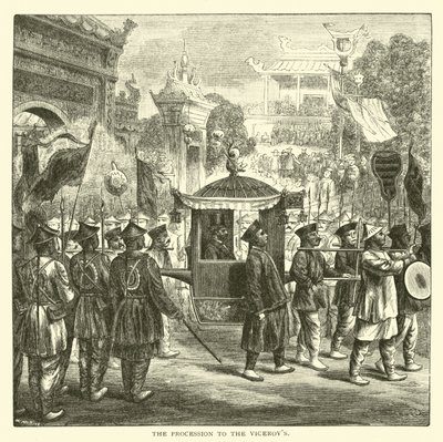 Die Prozession zum Vizekönig von American School