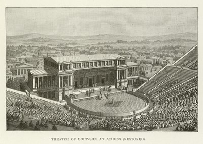 Theater des Dionysius in Athen, restauriert von American School