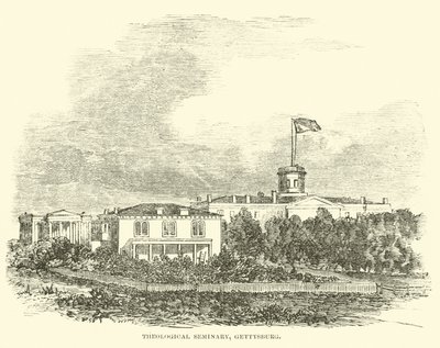 Theologisches Seminar, Gettysburg, Juli 1863 von American School