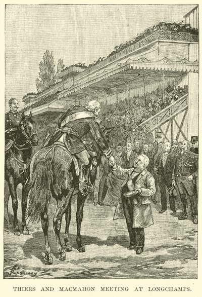Thiers und Macmahon treffen sich in Longchamps von American School