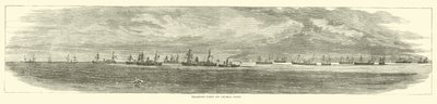 Transportflotte vor Federal Point, Dezember 1864 von American School