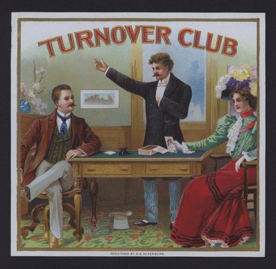 Turnover Club, Zigarrenetikett von American School