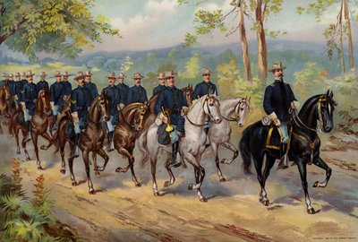 US Army, Kavallerie-Feldausrüstung von American School