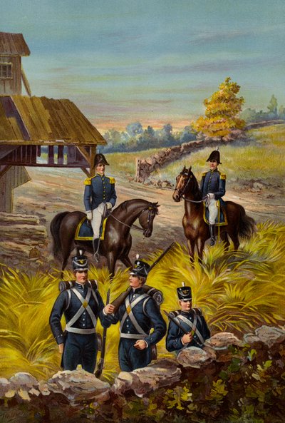 US Army, Infanterie und Generaloffiziere von American School