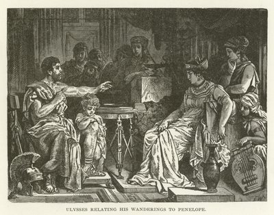 Odysseus erzählt Penelope von seinen Irrfahrten von American School