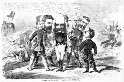 Onkel Sams glückliche Familie von Generälen, ca. 1863 von American School