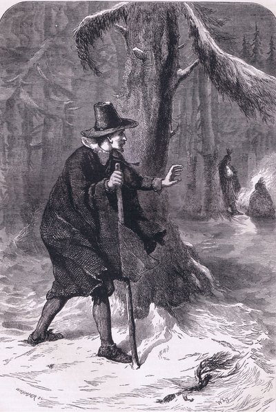 William im Wald, Illustration aus Cassell