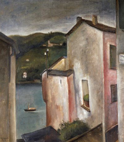 Die Häuser am See von Amerigo Canegrati