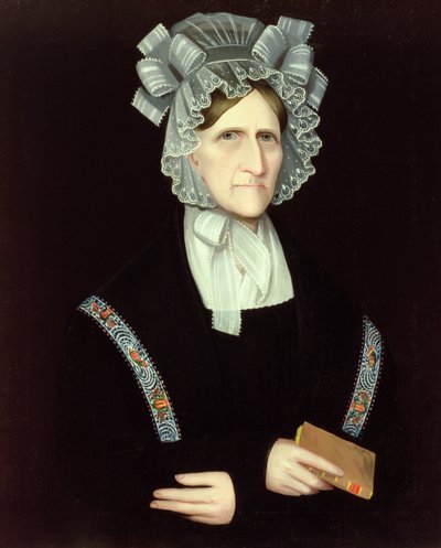 Porträt von Katherine Salisbury Newkirk Hickok, ca. 1825 von Ammi Phillips