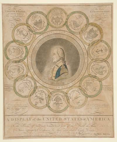 Eine Darstellung der Vereinigten Staaten von Amerika von Amos Doolittle