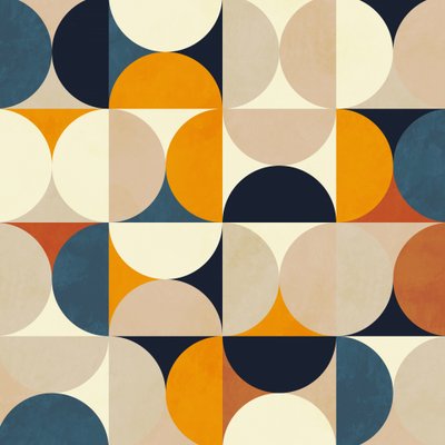 Geometrie Neu 12 Hellblau von Ana Rut Bre