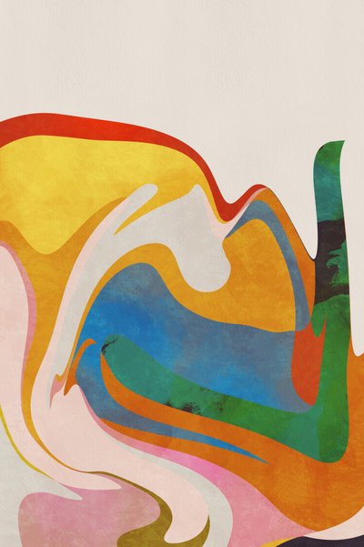 Organische Bauhaus Wellen von Ana Rut Bre