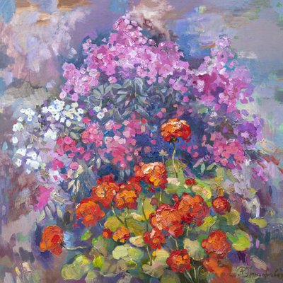 Lebendiges Gartenblühen von Anastasiia Grygorieva