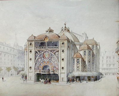 Entwurf für ein ideales Theater von Anatole de Baudot