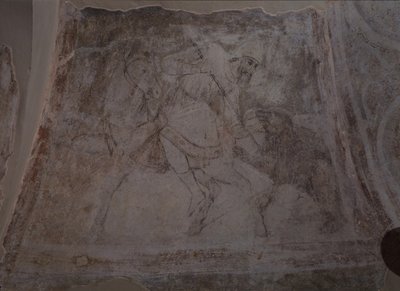 Bärenjagd, 11. Jahrhundert von Ancient Russian frescos