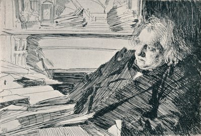 Joseph Ernest Renan 1823-1892, 1892, 1898 von Anders Leonard Zorn