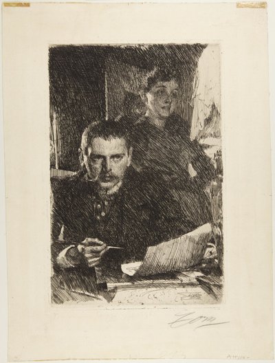 Zorn und seine Frau von Anders Leonard Zorn