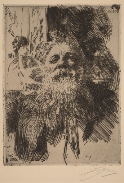 Auguste Rodin von Anders Zorn