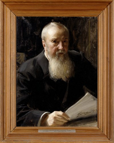 Carl Fredrik Liljevalch (1837–1909), Industrieller, Eisenwerksleiter und Mäzen, 1906 von Anders Zorn