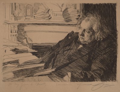 Ernest Renan von Anders Zorn