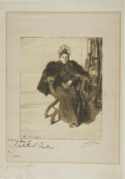 Isabella Gardener von Anders Leonard Zorn