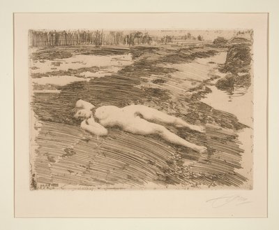 Am Strand von Anders Leonard Zorn