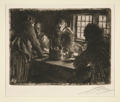 Die Brautjungfer von Anders Zorn