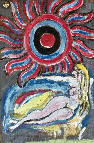 Nackt in der Sonne liegend, 2012 von Ando Gilardi
