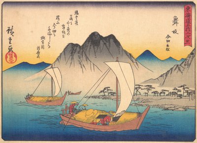 Maisaka, aus der Serie Die dreiundfünfzig Stationen der Tokaido-Straße, frühes 20. Jahrhundert von Ando Hiroshige