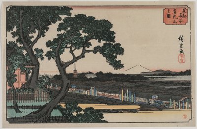 Bild von Matsuchiyama..., späte 1830er oder frühe 1840er Jahre von Ando Hiroshige