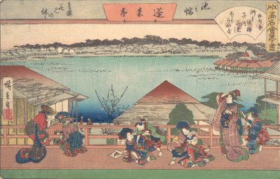 Frauen..., aus der Serie Die dreiundfünfzig Stationen der Tokaido-Straße, frühes 20. Jahrhundert von Ando Hiroshige