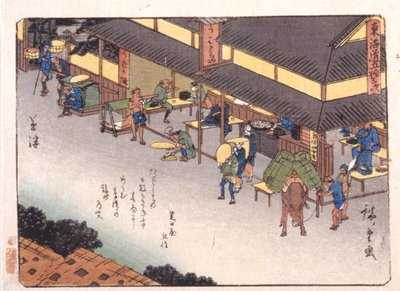 Kasatsu von Ando or Utagawa Hiroshige