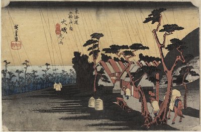 Prinzessin Toras Regen, O_iso, ca. 1833 von Ando or Utagawa Hiroshige