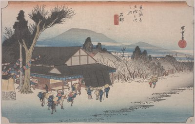 Das Dorf Mekawa von Ando or Utagawa Hiroshige