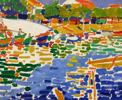 Boote an der L’Estaque vertäut von Andre Derain