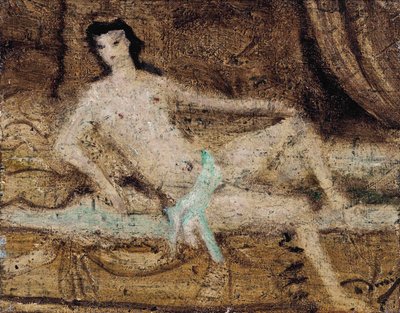 Liegender Akt auf einem Sofa von Andre Derain