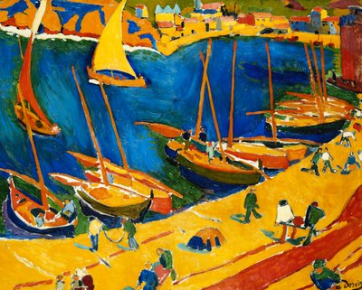Collioure: Der Fischereihafen von Andre Derain