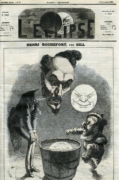 Henri Rochefort (1831-1913), französischer Journalist, Schriftsteller und Politiker. Titelbild in „L