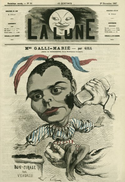 Porträt von Celestine Galli-Marie (Galli Marie) (1840-1905), französische Sängerin für die Opéra-Comique von Andre Gill