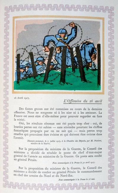 Die 2. Schlacht an der Aisne, 16. April 1917, 1919 von Andre Helle